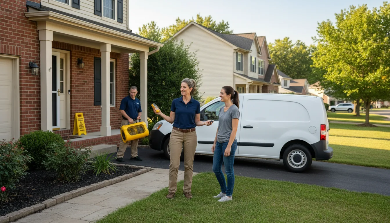 Water restoration image for Dehumidification And Cleanup Services in Louvale, GA